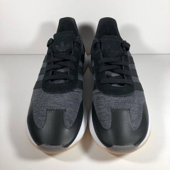NEW Adidas FLB Runner Sneakers - Grey & Black - Picture 2 of 5